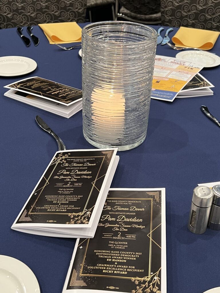 Tabletop at Truman Dinner