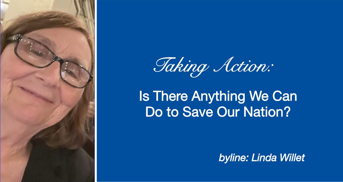 Taking Action: is there anything we can do to save our nation?